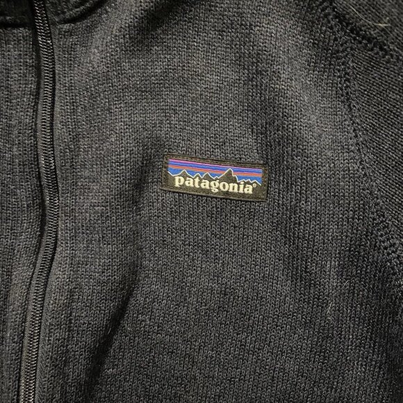 Patagonia Jacket Womens XS Navy Blue Full Zip Knit Fleece Better Sweater Pockets - Picture 3 of 11